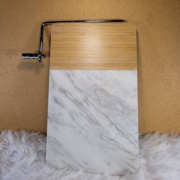 Wells Fargo Bamboo and Marble Cutting Board/Cheese Slicer - Picture 4 of 6